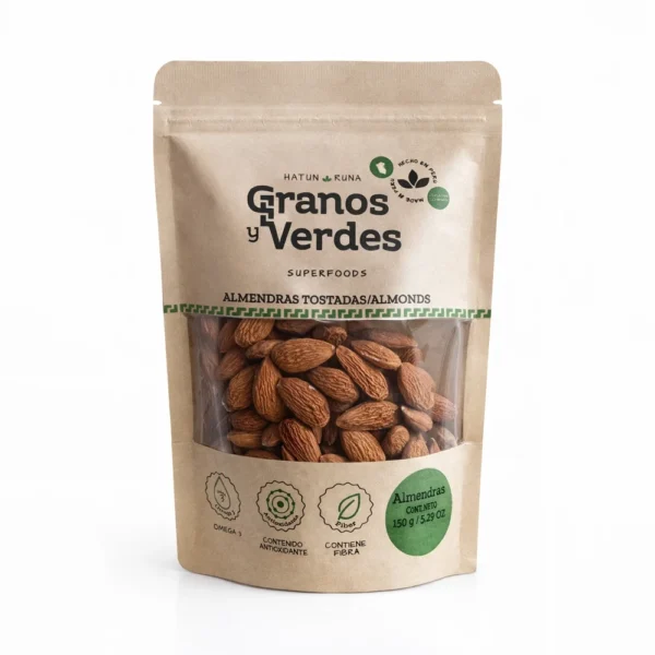 ALMENDRAS GRANOS Y VERDES 150GR