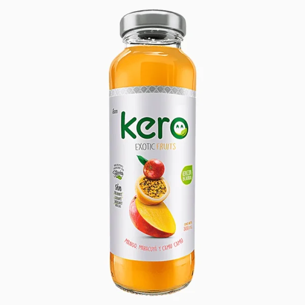 BEBIDA A BASE DE PULPA DE MANGO Y MARACUYA Y CAMU CAMU KERO 300ML