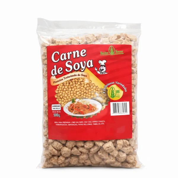 CARNE DE SOYA TIPO POLLO BIRCHER BENNER 500GR