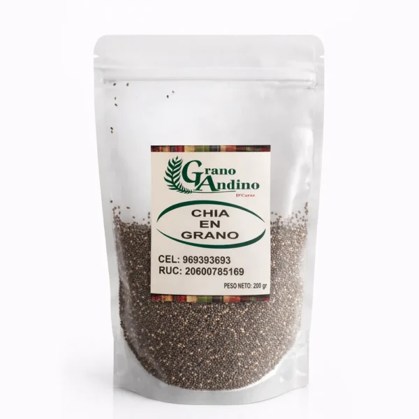 CHIA EN GRANO GRANO ANDINO 200GR
