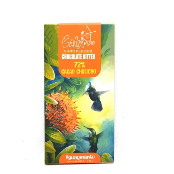 CHOCOLATE BITTER DE AGUAYMANTO 72% CACAO CALYPSO 50GR