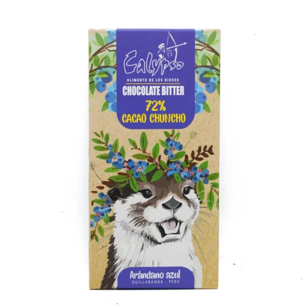 CHOCOLATE BITTER DE ARANDANO 72% CACAO CALYPSO 50GR