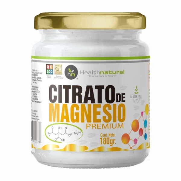 CITRATO DE MAGNESIO HEALTHNATURAL 180GR
