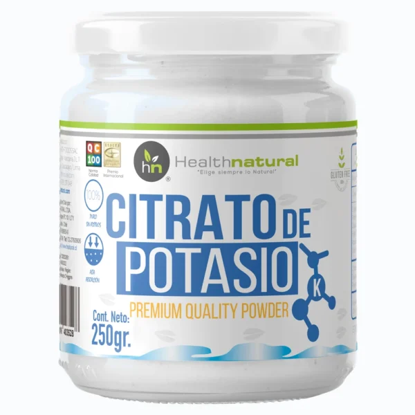 CITRATO DE POTASIO HEALTHNATURAL 250GR