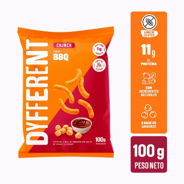 CRUNCH SABOR BBQ DYFFERENT 100GR