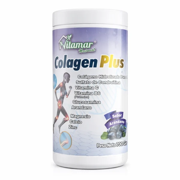 COLAGEN PLUS SABOR ARANDANO VITAMAR 700GR