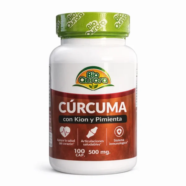 CURCUMA Y KION CON PIMIENTA BIOAURORA 100CAP