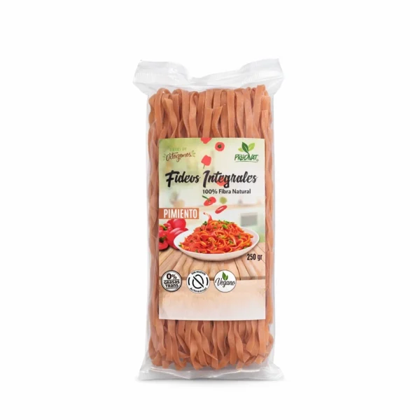 FIDEOS INTEGRALES PIMIENTO PRODNAT 250GR