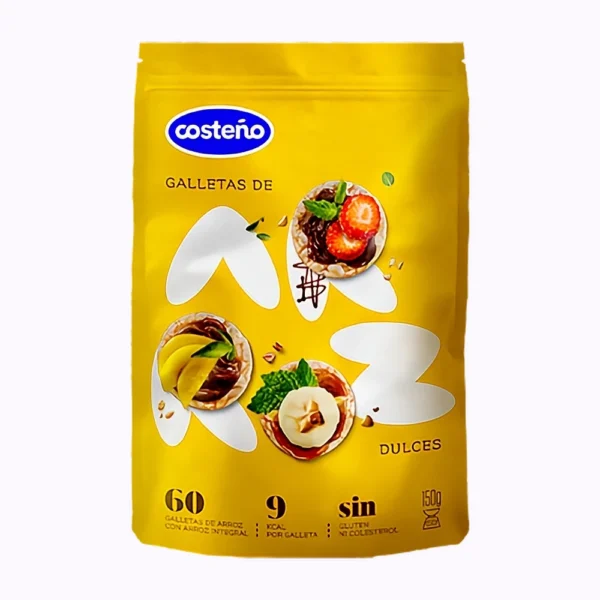 GALLETA DE ARROZ DULCES COSTEÑO 150GR
