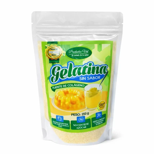 GELATINA SIN SABOR PRODUCTOS VID 250GR