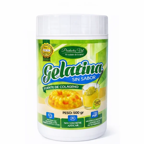 GELATINA SIN SABOR PRODUCTOS VID 500GR