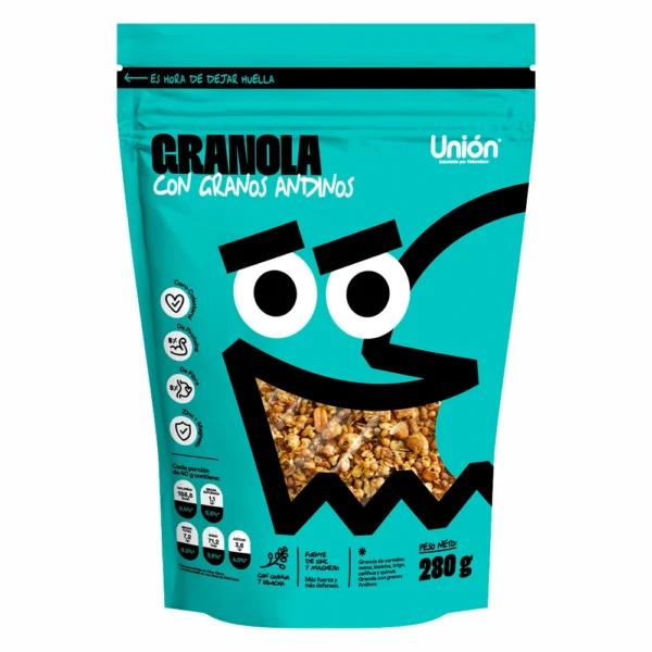 GRANOLA CON GRANOS ANDINOS UNION 280GR