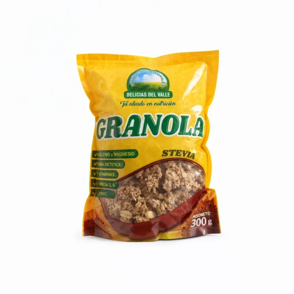 GRANOLA CON STEVIA DELICIAS DEL VALLE 370GR