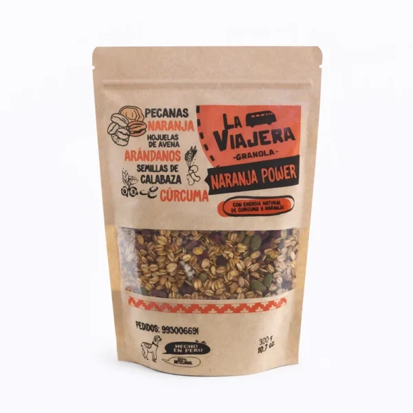GRANOLA NARANJA POWER LA VIAJERA 325GR