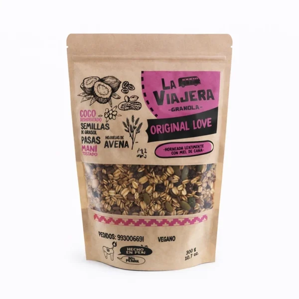 GRANOLA ORIGINAL LOVE LA VIAJERA 350GR