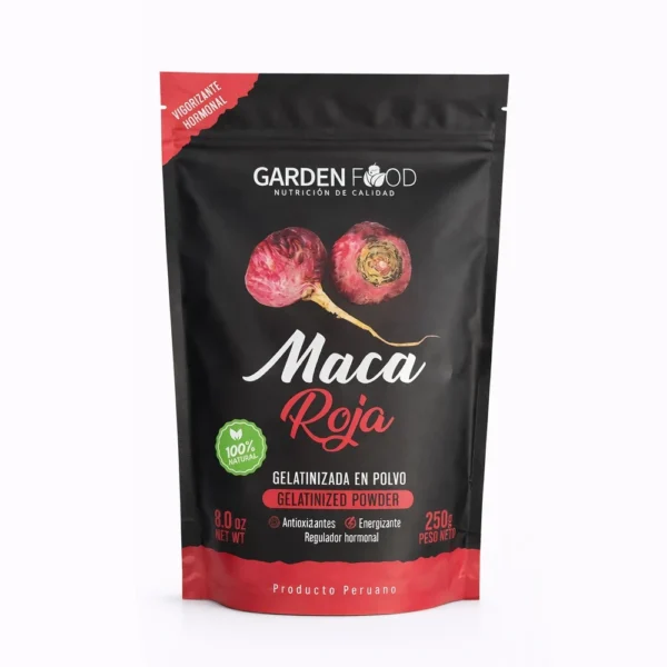 HARINA DE MACA ROJA GARDEN FOOD 250GR