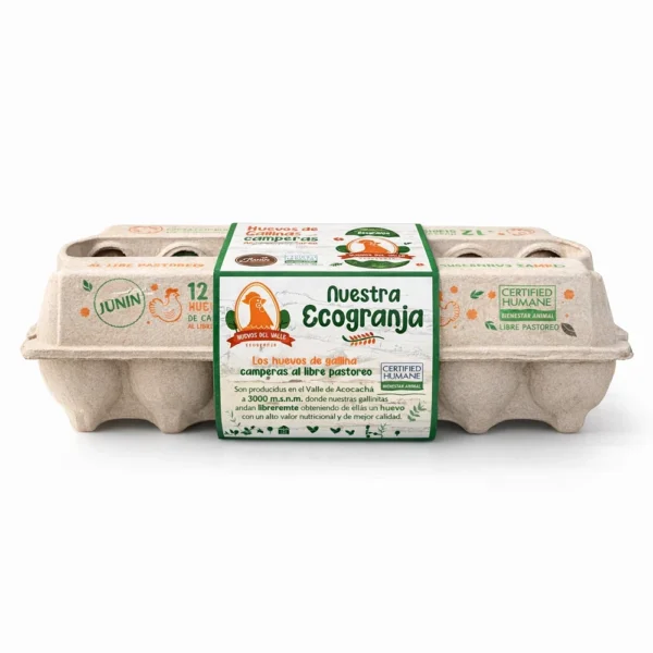 HUEVO DE GALLINAS CAMPERAS HUEVOS DEL VALLE 12UND