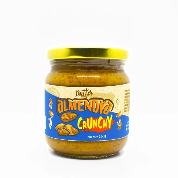 MANTEQUILLA DE ALMENDRA CRUNCHY CHUNCHO CALYPSO  160GR