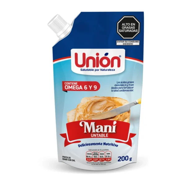 PASTA DE MANI CON SAL UNION 200GR