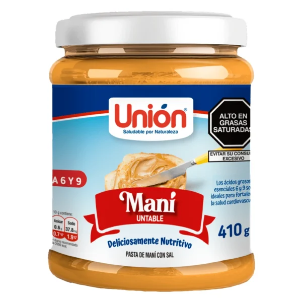 PASTA DE MANI CON SAL UNION 410GR