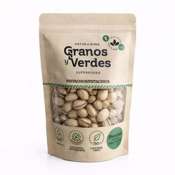 PISTACHOS GRANOS Y VERDES 150GR