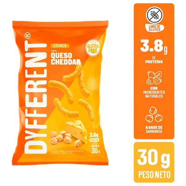 QUESO CHEDDAR DYFFERENT 30GR