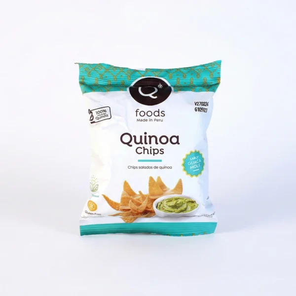 QUINOA CHIPS SABOR GUACAMOLE FOODS 35GR