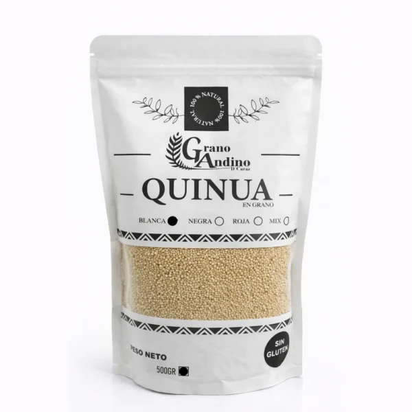 QUINUA EN GRANO BLANCA GRANO ANDINO 500GR