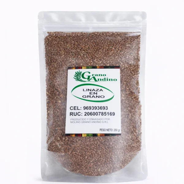 SEMILLA DE LINAZA EN GRANO GRANO ANDINO 250GR