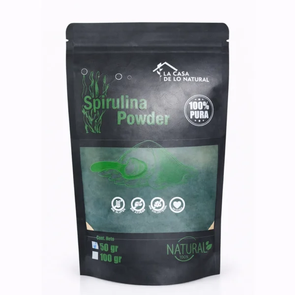 SPIRULINA POWDER LA CASA DE LO NATURAL 50GR