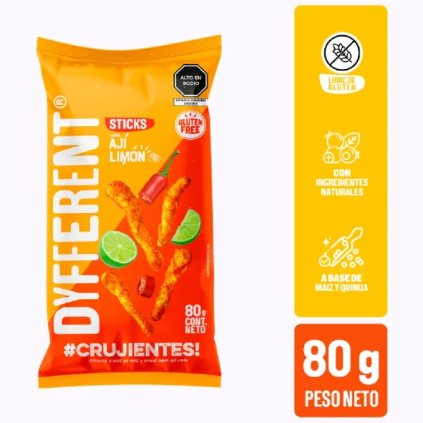 STICKS AJI LIMON DYFFERENT 80GR