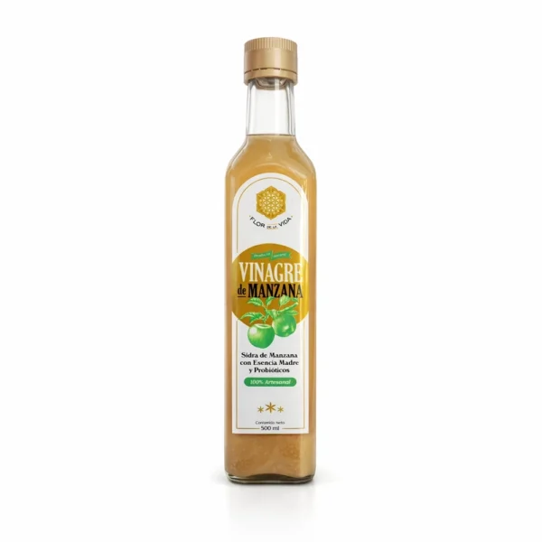 VINAGRE DE MANZANA FLOR DE LA VIDA 500ML